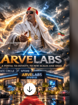 ARVELABS Studio entry poster