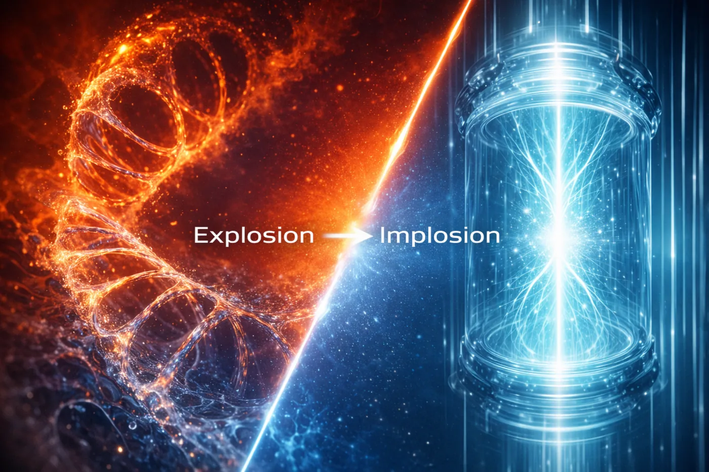 Explosion → Implosion